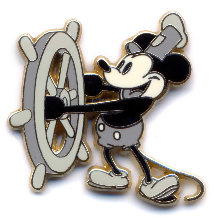 Disney ディズニー セル画 Fab 5 Steamboat Willie Fab Five Presents Steamboat Willie LE Sericel - Framed Art