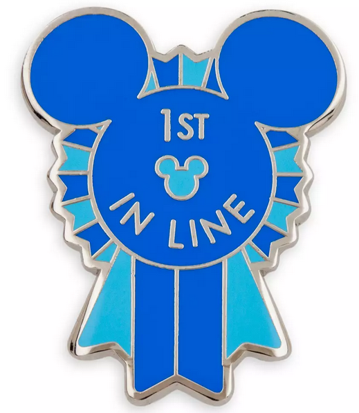 Disney Flair Series - First (1st) in Line Blue Ribbon | PIN 49444