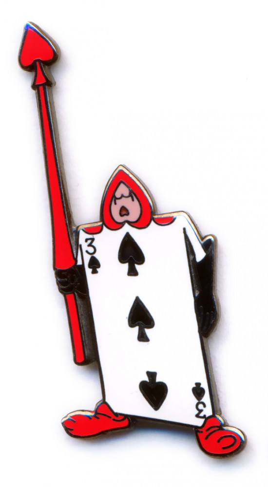 Alice in Wonderland Playing Cards 3 Pin Set Disney Trading Pin Series | Pin & Pop Alice in Wonderland Playing Cards 3 Pin Set Disney Trading Pin Series | Pin & Pop