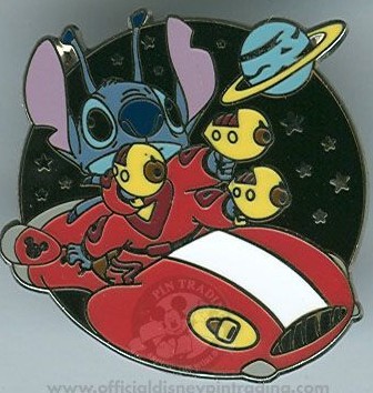 Cast Lanyard Collection IV - Stitch - Stitch on a Flying Saucer