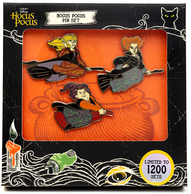 PINK al la Mode - Hocus Pocus - Sanderson Sisters 3 pin set