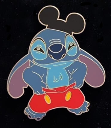 Mickey Rabbit Stich Costumed Stitch Pin Set - Stitch as Mickey Mouse | PIN 51674