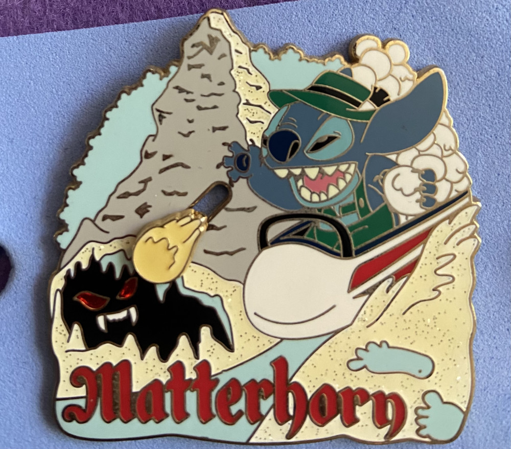 Mickey's Pin Odyssey 2008 - Stitch Matterhorn Slider | PIN 51680