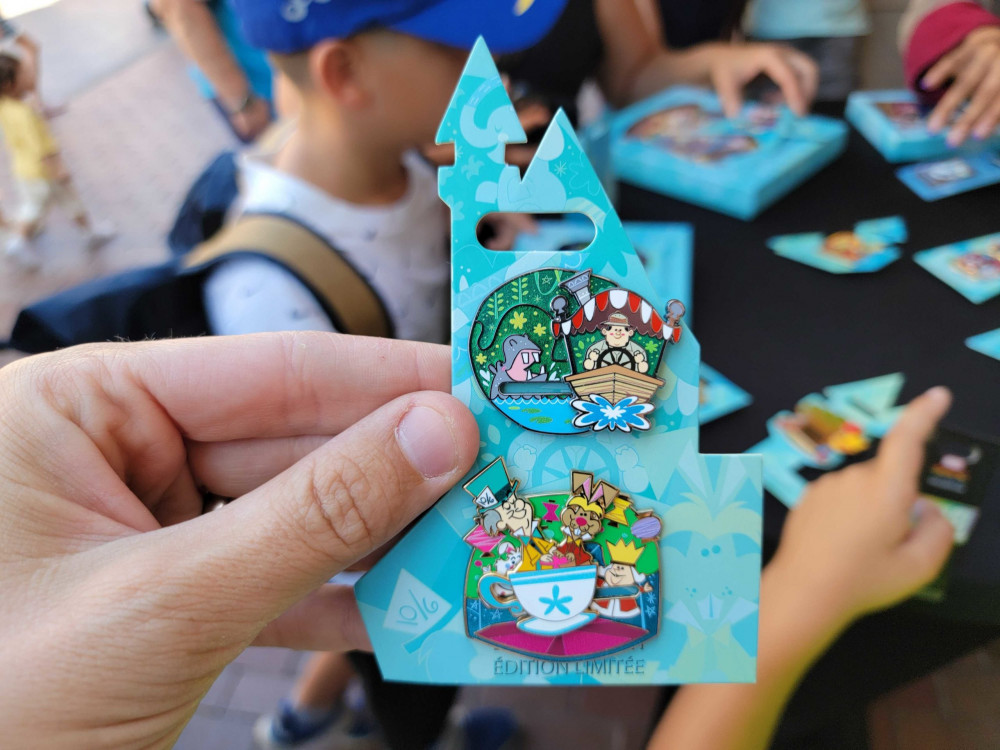 Jungle Cruise & Mad Tea Party Pin Set