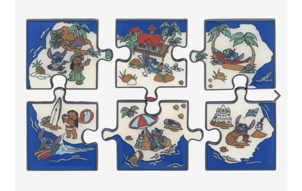 BoxLunch - Lilo & Stitch Beach Scenes Puzzle