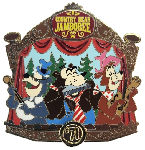 海外ディズニー　WDW50周年　ピンバッジ　年パス　LE3000　カントリーベア Walt Disney World 50th Anniversary Passholder Series - Country