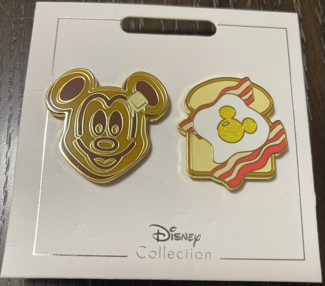 Disney Breakfast Flair Pin Set