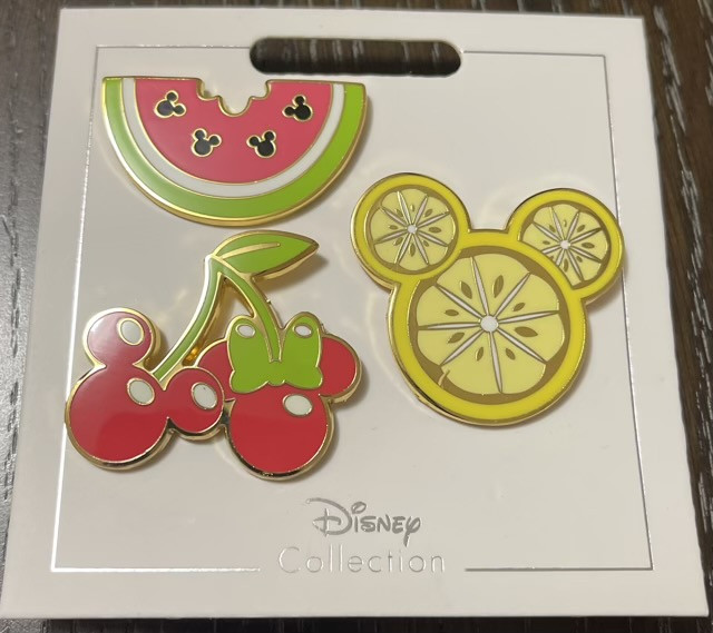Disney Fruit Flair Pin Set