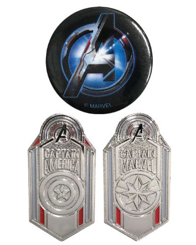 Avengers: Endgame Limited Can Badge & Pins Set B