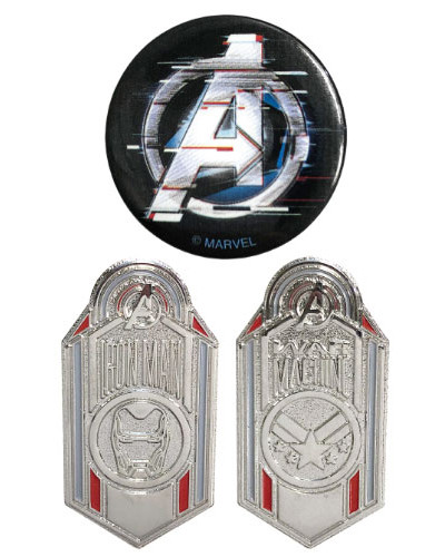 Avengers: Endgame Limited Can Badge & Pins Set C