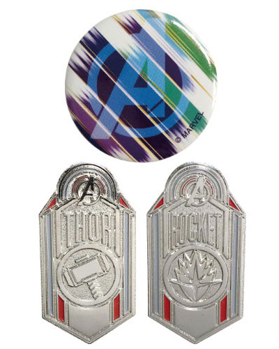Avengers: Endgame Limited Can Badge & Pins Set D