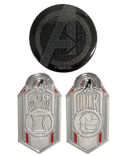 Avengers: Endgame Limited Can Badge & Pins Set E