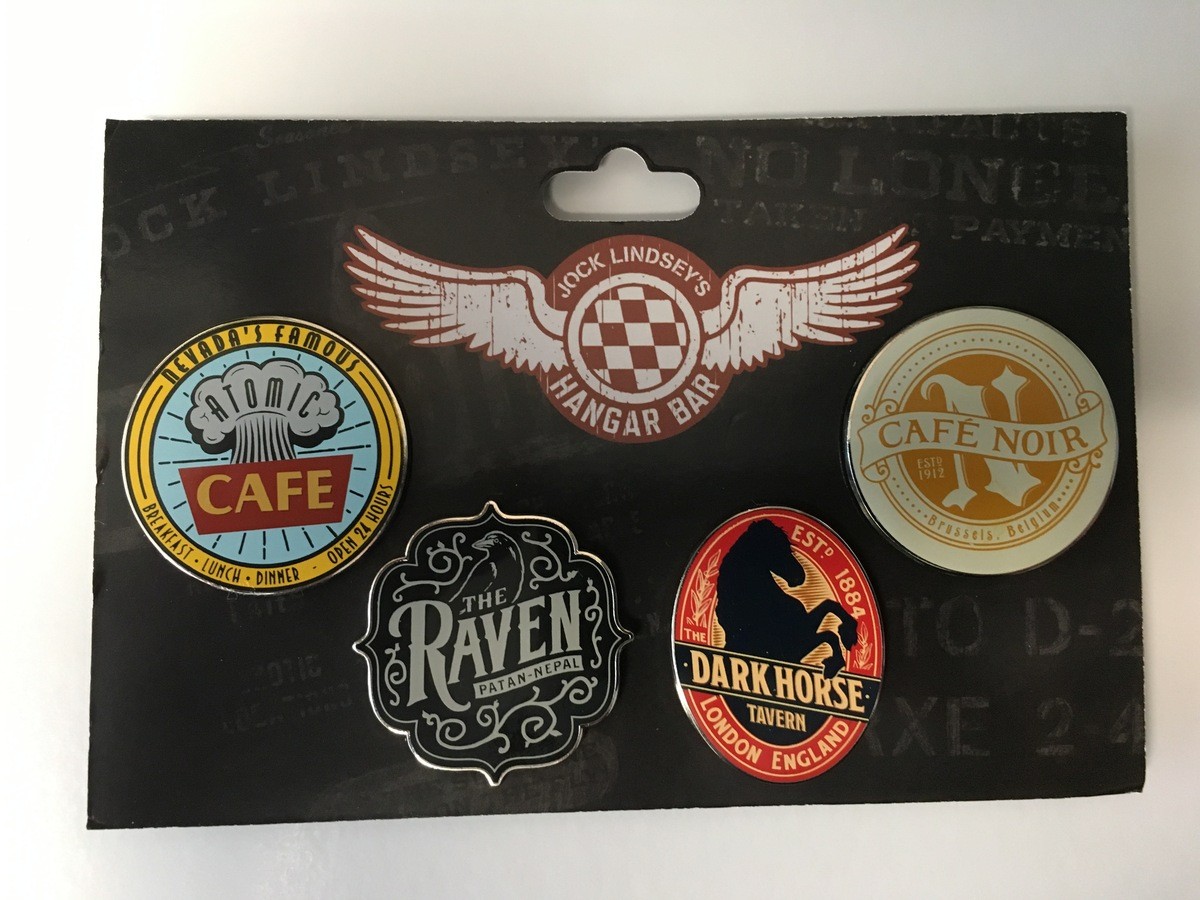 Jock Lindsey's Hangar Bar Coasters Set #1 — Full Set