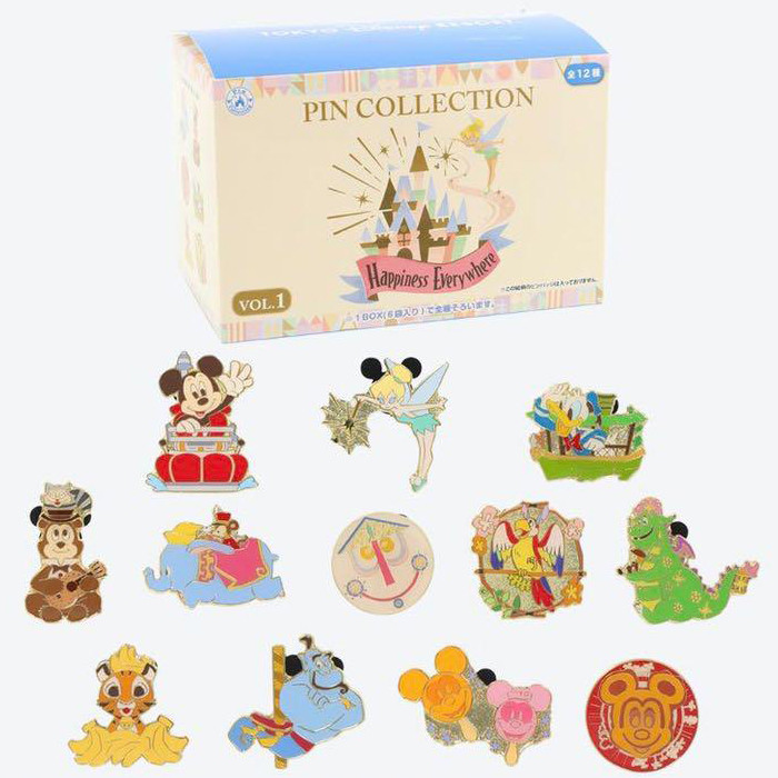 disney pin collection ディズニー　ピンコレクション Happiness Everywhere Pin Collection Vol. 1 - Complete Collection