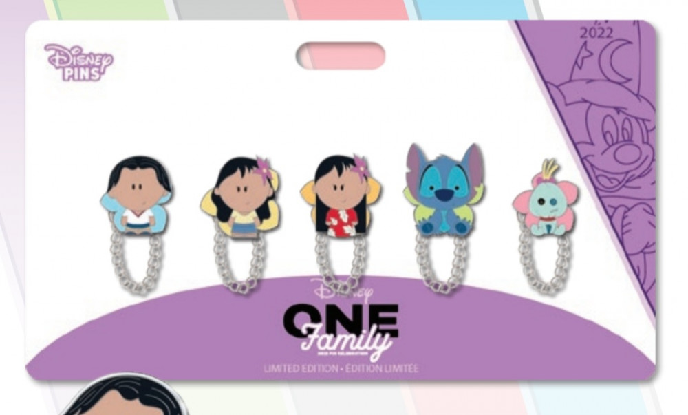 Lilo and Stitch Chained Pin Set - Full Set