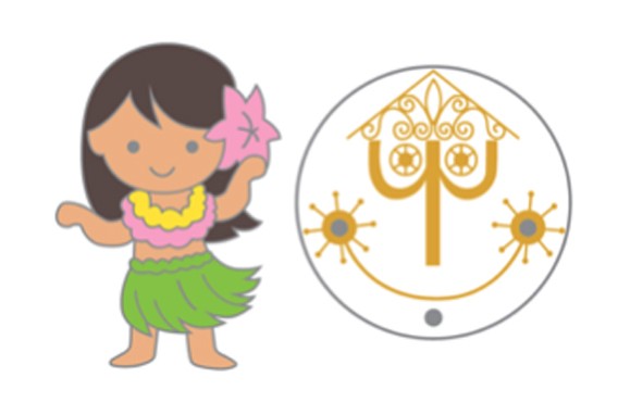 It's a Small World Hula Dancer & Clock