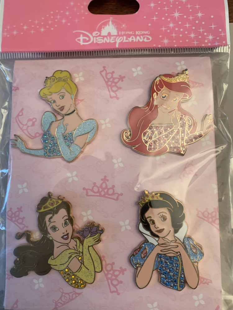 Princess Rhinestone Set (Cinderella, Ariel, Belle, Snow White)