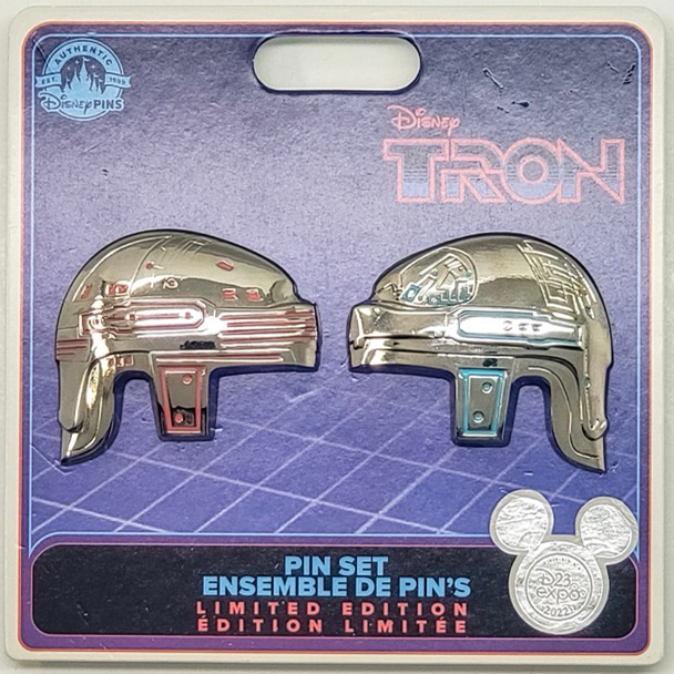 Tron 40th Anniversary Helmets Pin Set