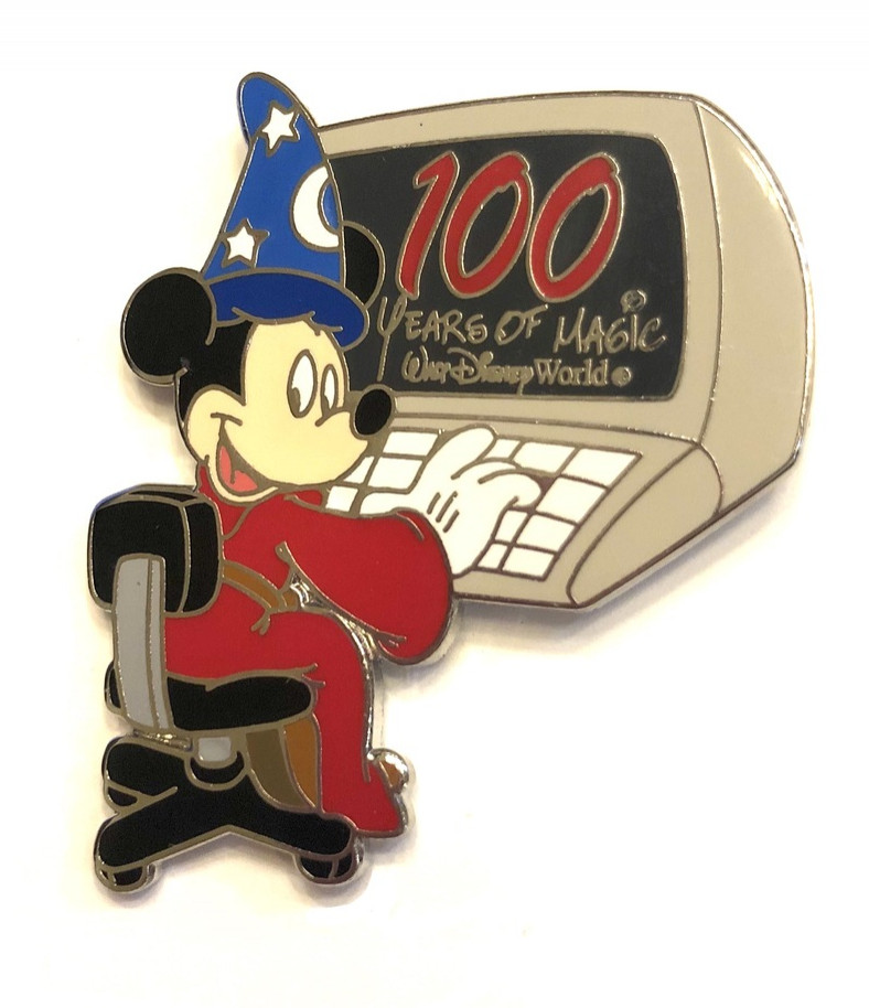 100 Years of Magic - Sorcerer Mickey at Computer | PIN 37045