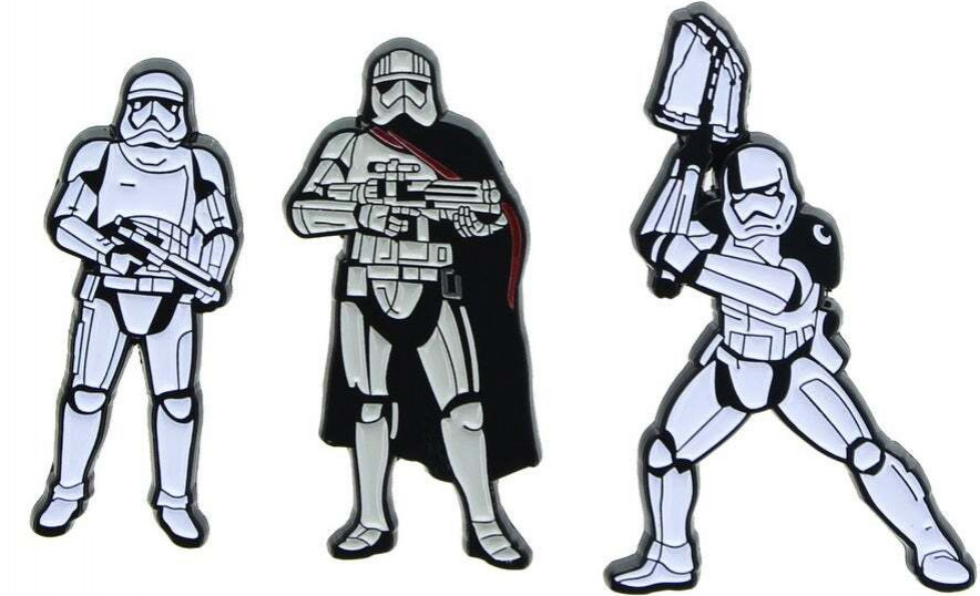 Star Wars: The Last Jedi Stormtroopers Pin Set
