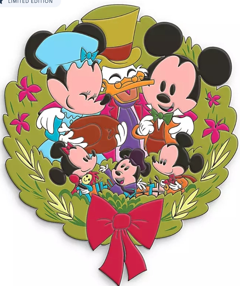 Christmas Holiday 2020 - D23 Mickey's Christmas Carol Wreath | PIN 37726