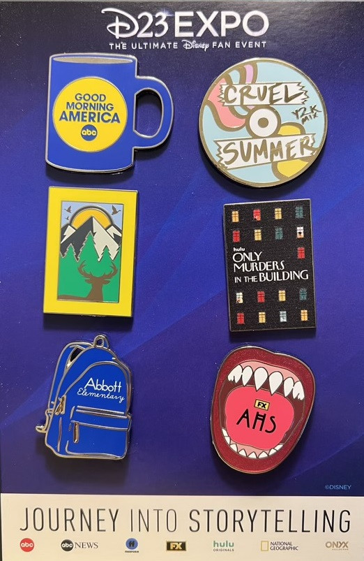 D23 Expo 2022 - Journey Into Storytelling Pin Set