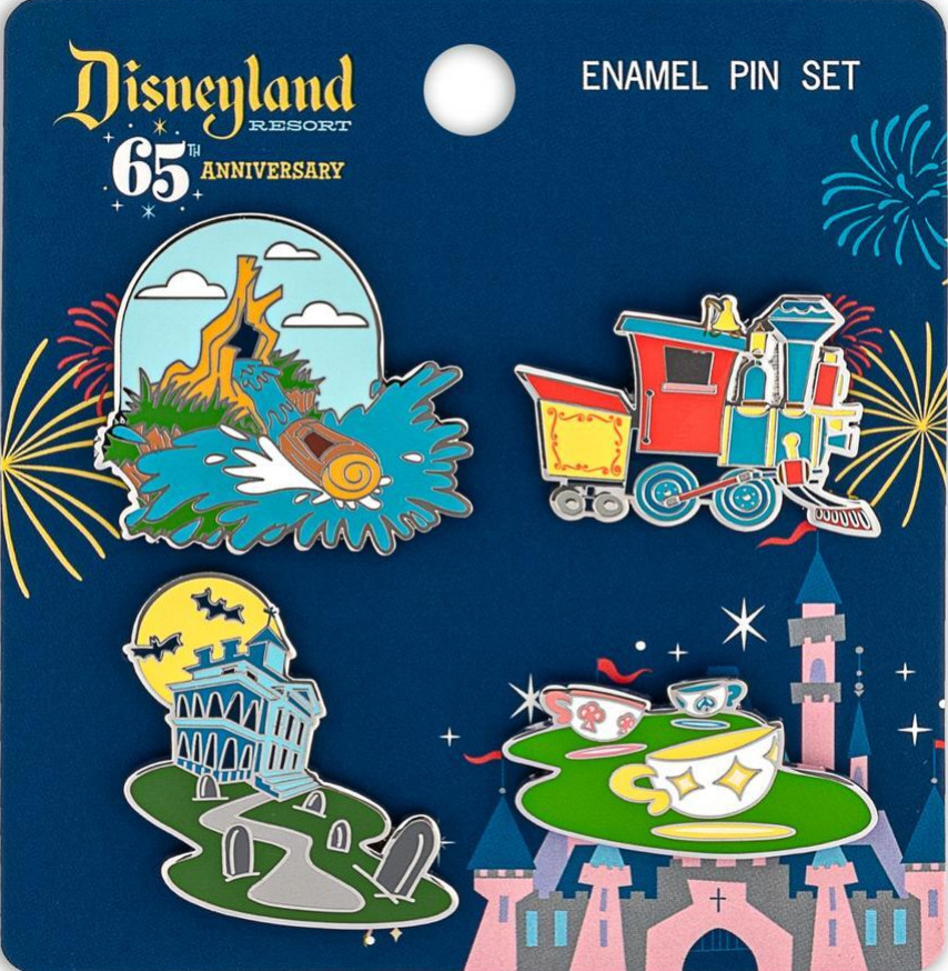 Attractions Pin Set