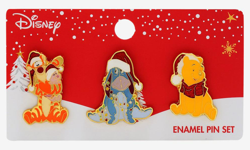Christmas Tigger & Piglet, Eeyore, and Pooh