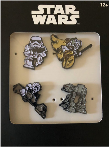 Star Wars Cartoon Character Pin Set