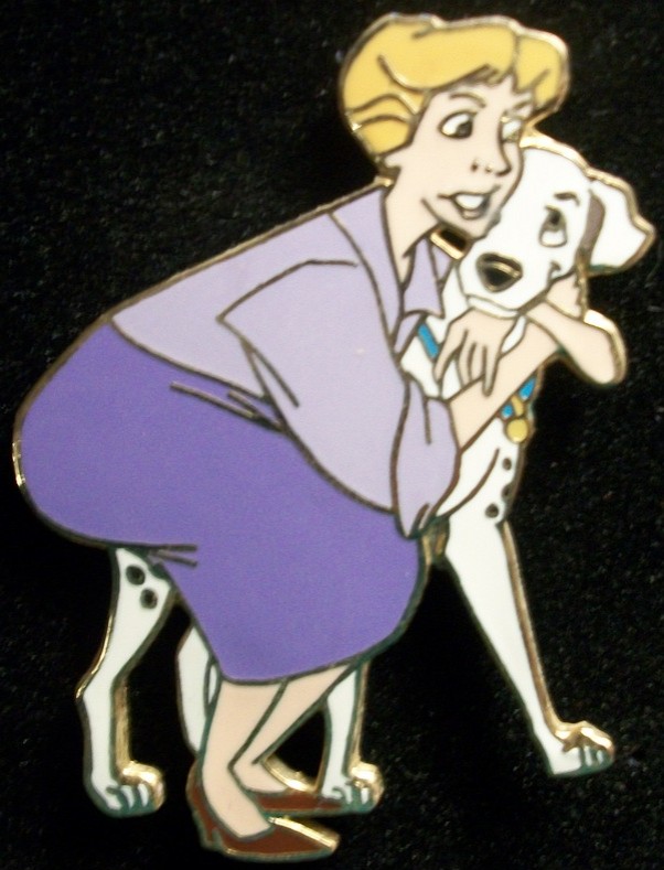 101 Dalmatians - Anita Hugging Perdita | PIN 2348
