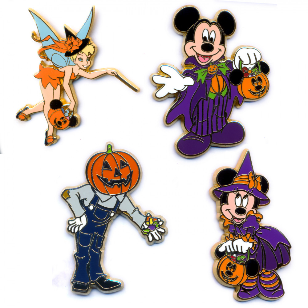 Halloween 2008 Booster Set - Mickey Mouse, Minnie, Tinker Bell and