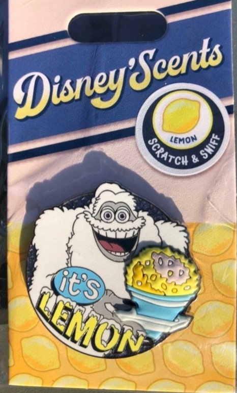 Disney Scents (Scratch and Sniff) Series - It's Lemon - Monsters INC.  Abominable Snowman | PIN 38166