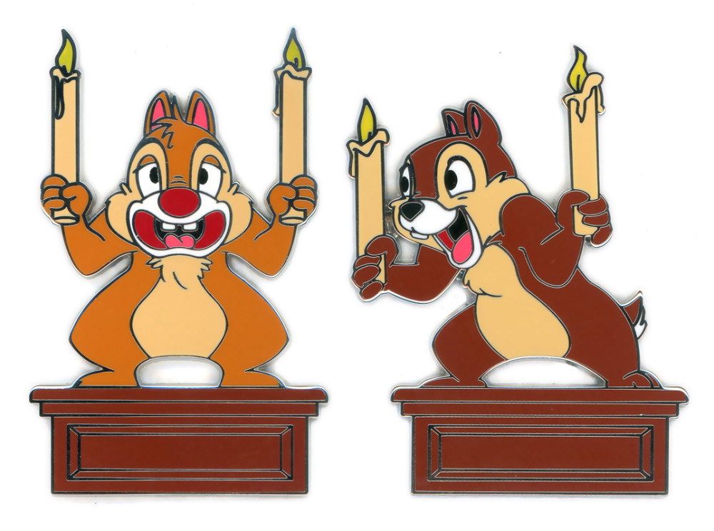 Chip and Dale as Gargoyles Set
