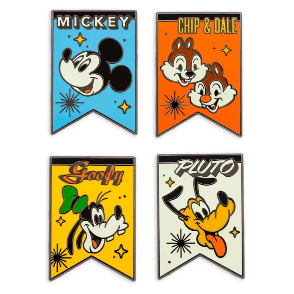Mickey and Friends Banners Pin Trading Starter Set - Full Set