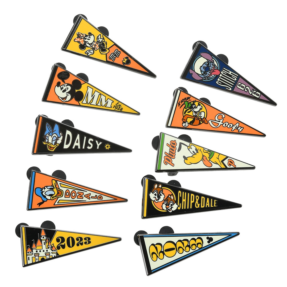 Mickey and Friends 2023 Pennant Mystery Set - Full Set | PIN