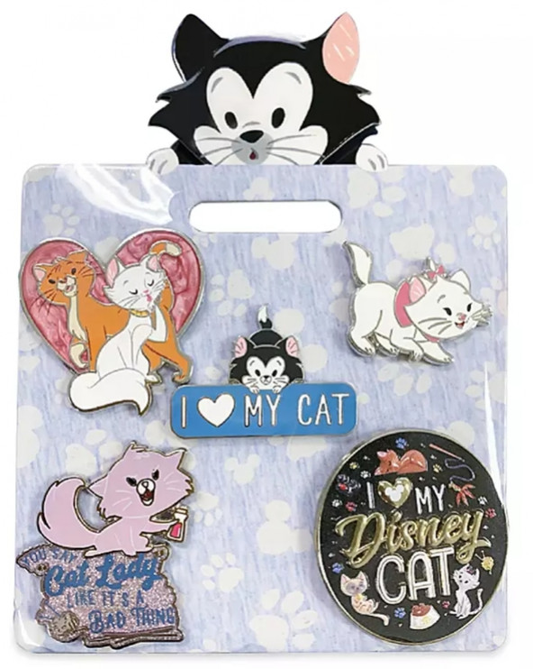 Disney Cat ファンタジーピン♡ PIN DISNEY CATS WREATH FANTASY SI AM FIGARO RAJAH BAGHEERA