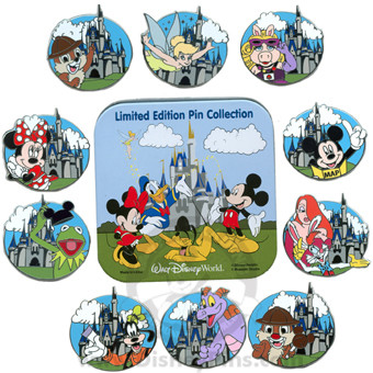 Characters with Cinderella Castle Mystery Tin