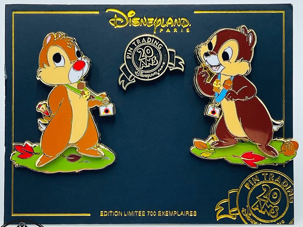 DLP Pin Trading 20th Anniversary - Chip and Dale | PIN 58010