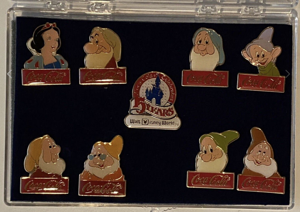 WDW 15th Anniversary - Coca Cola Framed Set Snow White and the