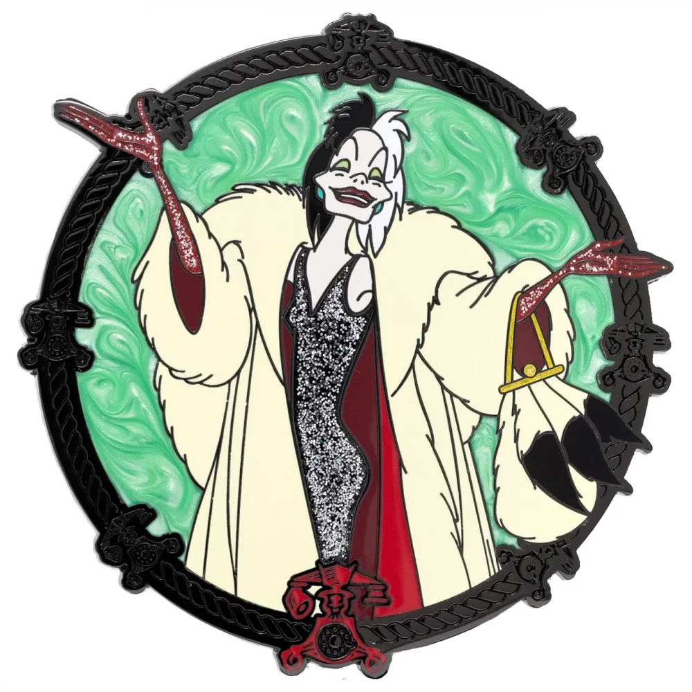 Pink A La Mode (PALM) Villains Iconic Series Cruella de Vil PIN 58501
