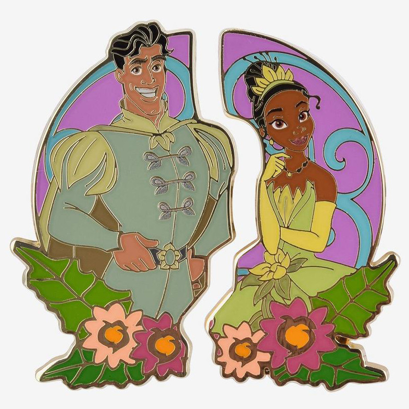 Tiana & Naveen Floral Pin Set - Full Set