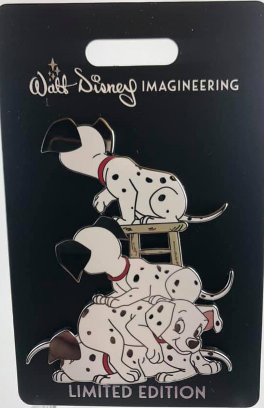 101 Dalmatians 60th Anniversary - Four Dalmatian Puppy Pile | PIN