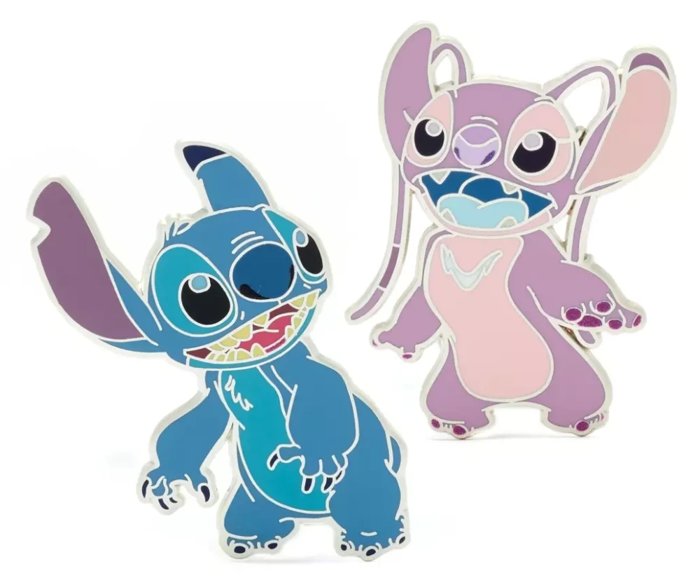 Stitch and Angel - 2 Pin Set