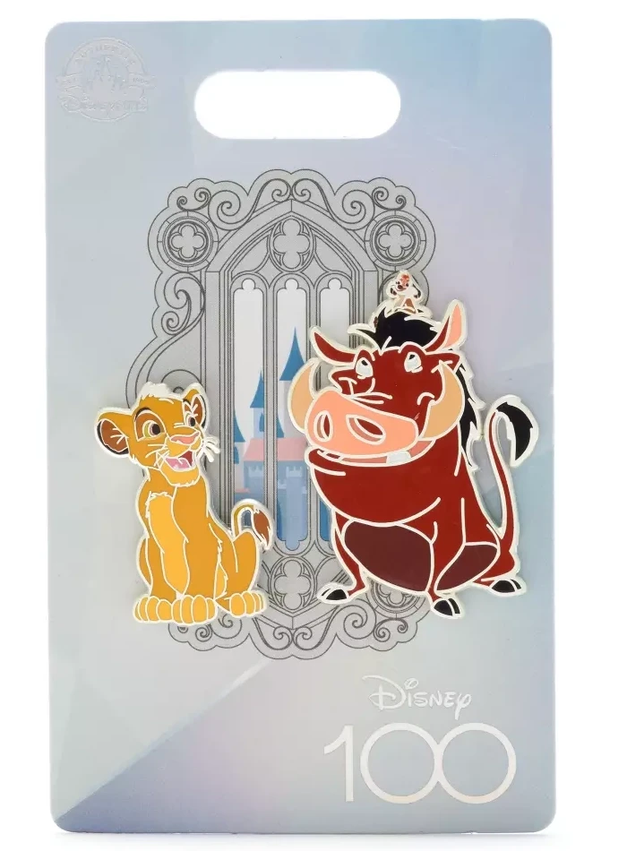 Simba, Timon, and Pumbaa - 2 Pin Set