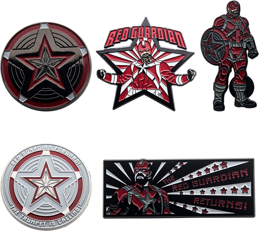 Marvel Red Guardian Enamel 5-Pin Set