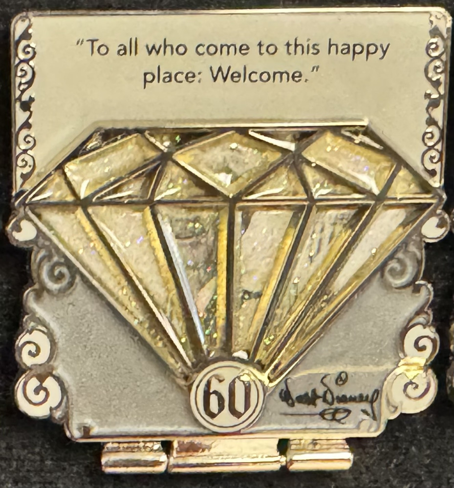 Disneyland 60th Celebration Diamond Countdown - Walt Disney