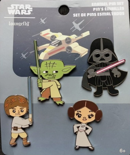 Yoda, Darth Vadar, Luke and Leia