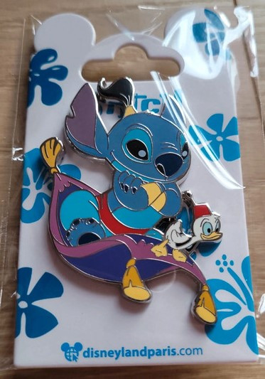 ♡*k様 Disney ビンバッジ　スティッチ　ズートピア　ミッキー　アラジン Stitch as characters - Stitch as the Genie in Aladdin | PIN 60521