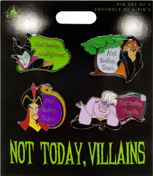 Disney Villains Not Today Set