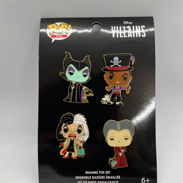 Funko Pop! - Disney Villains Pin Set